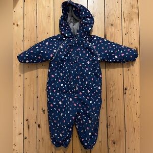1T Jan and Jul Fleece-Lined Rainsuit